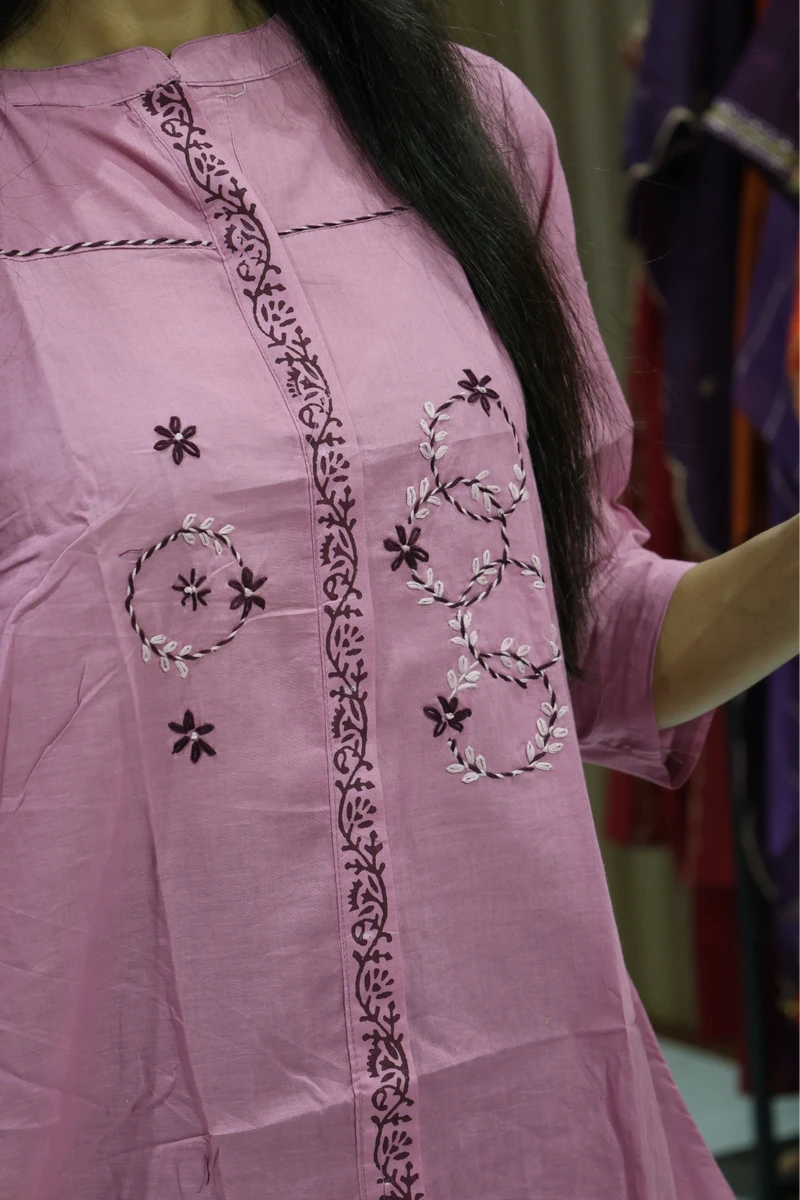 Oversize Hand Work Tunic