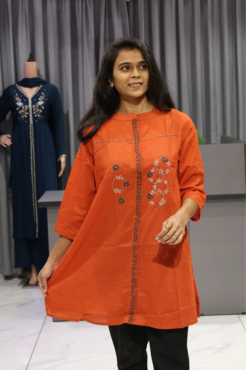 Oversize Hand Work Tunic