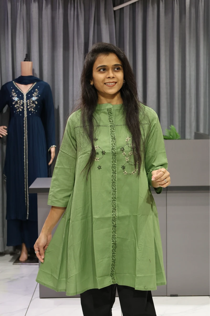 Oversize Hand Work Tunic