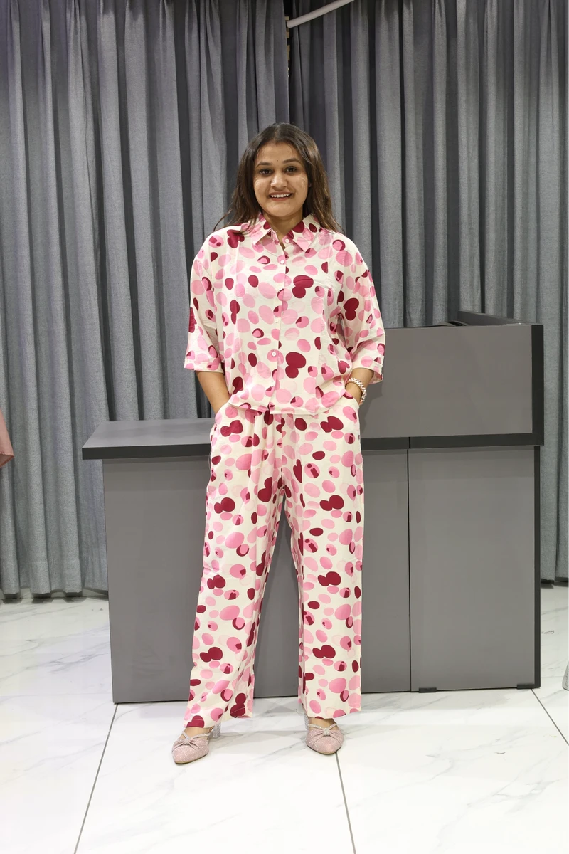 Dot Printed Cord Set