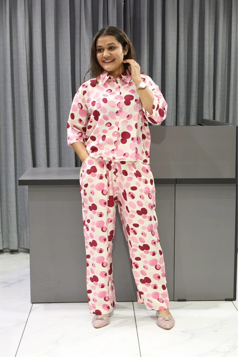 Dot Printed Cord Set