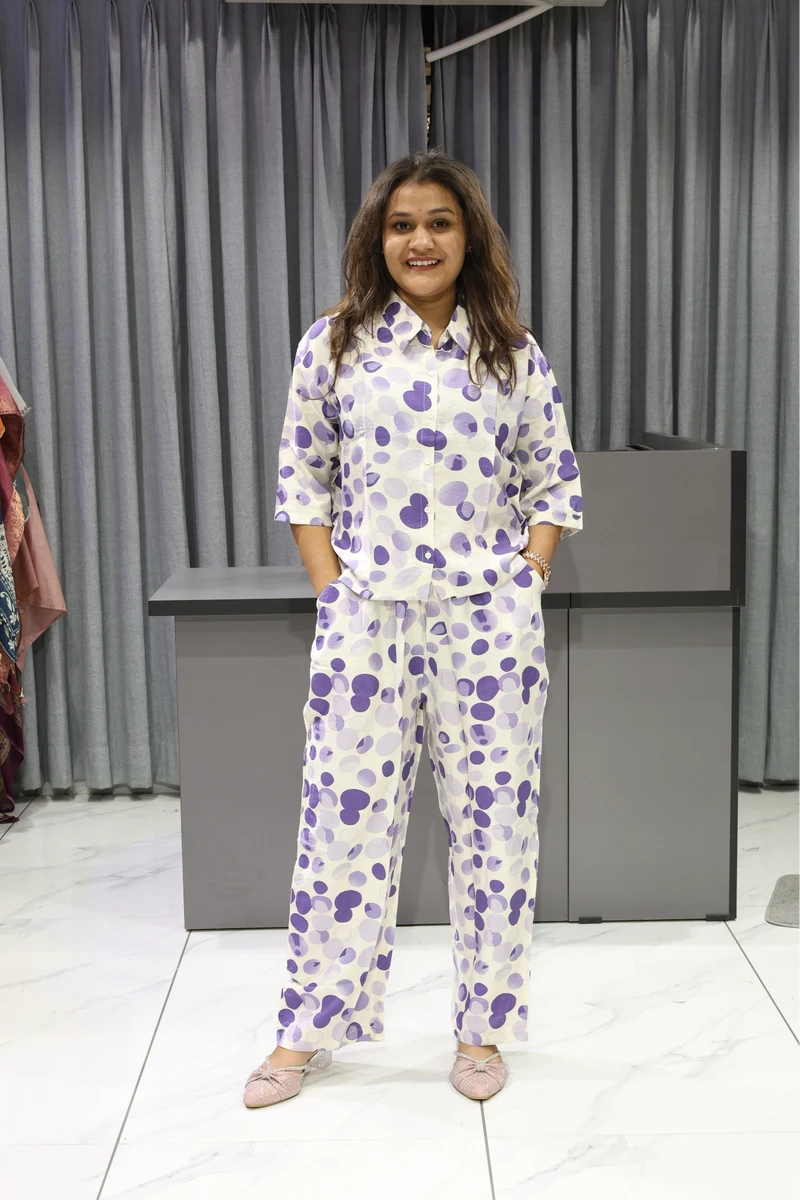 Dot Printed Cord Set