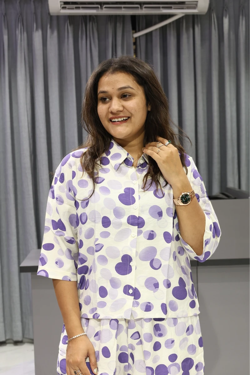 Dot Printed Cord Set