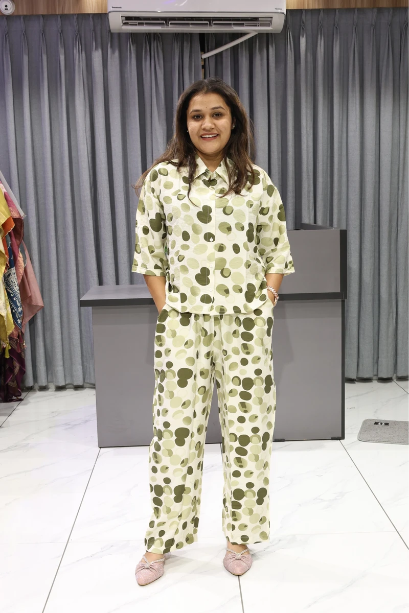 Dot Printed Cord Set