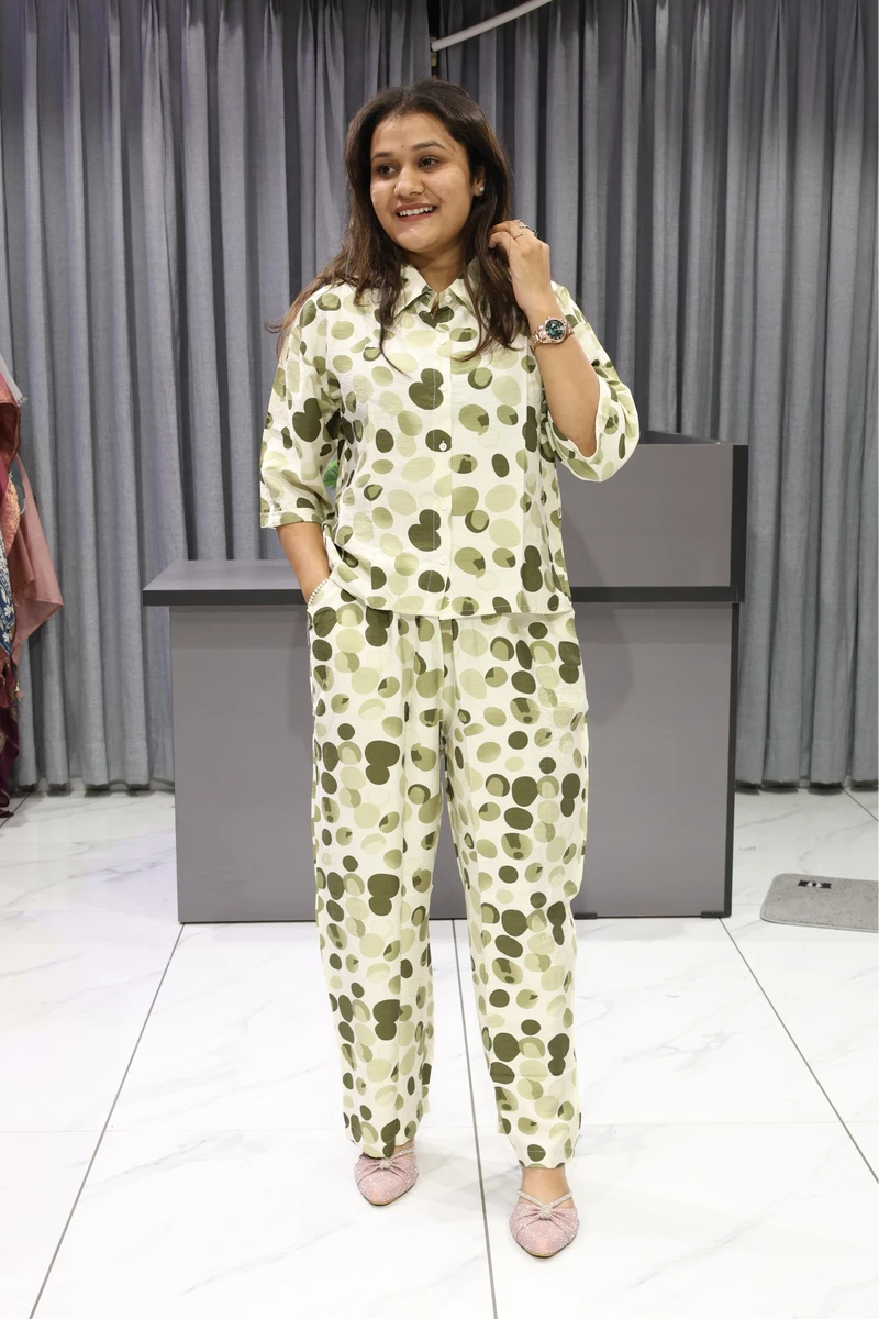 Dot Printed Cord Set