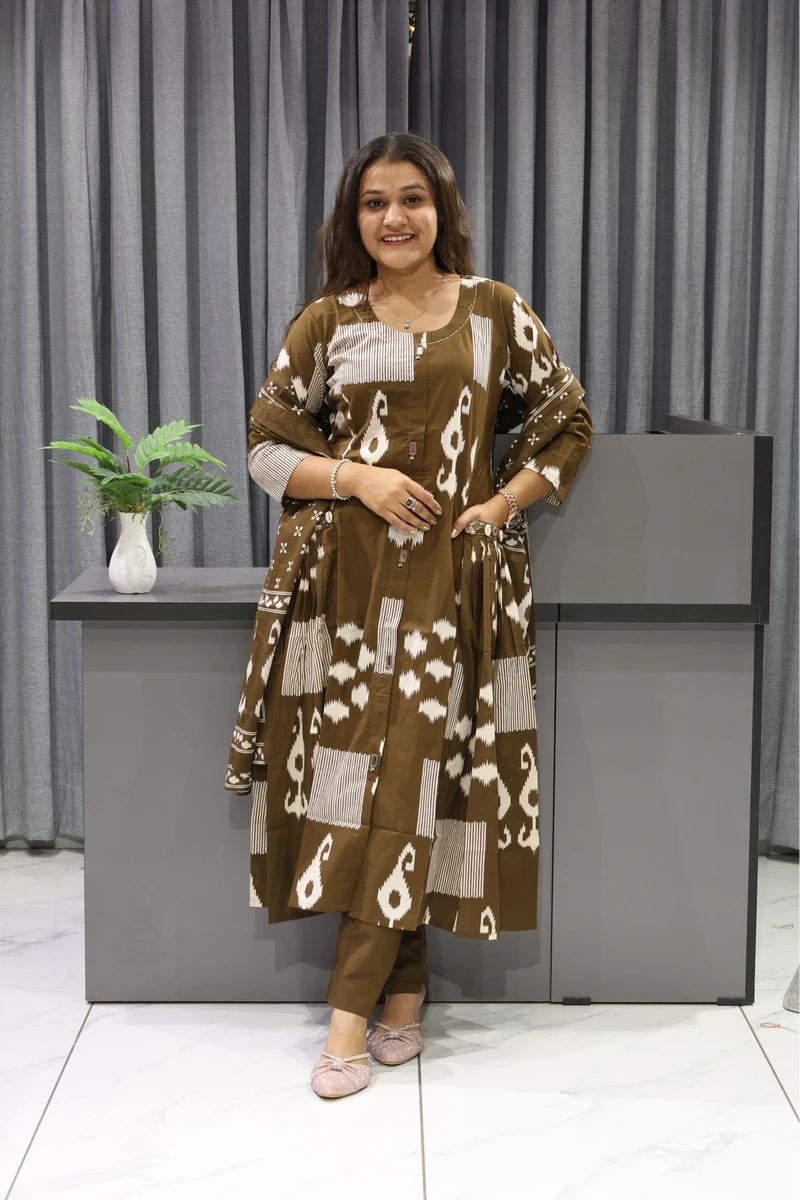 Pocket Mirror Work Printed Pair