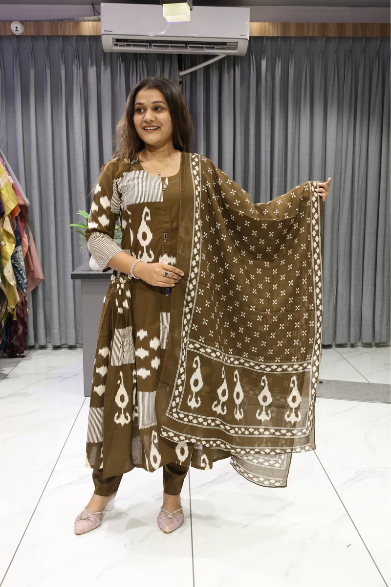 Pocket Mirror Work Printed Pair