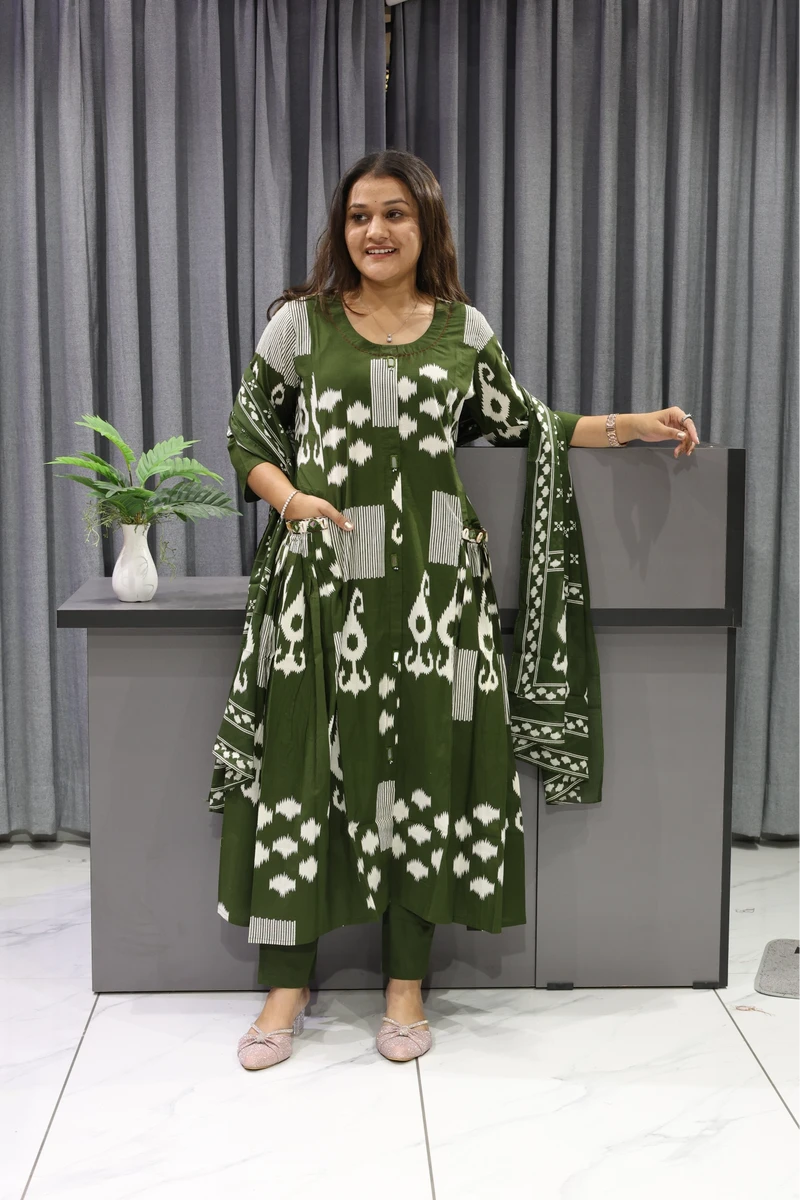 Pocket Mirror Work Printed Pair