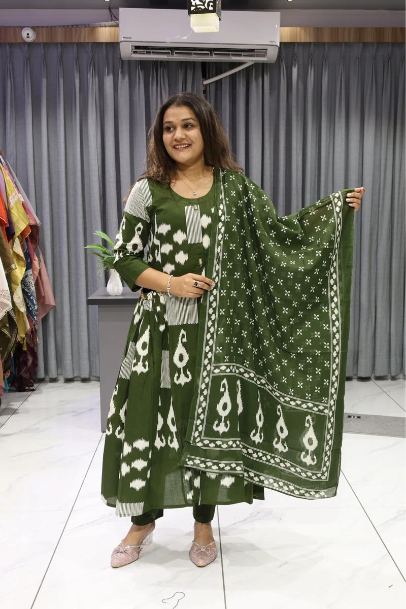 Pocket Mirror Work Printed Pair