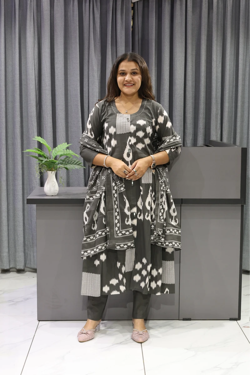 Pocket Mirror Work Printed Pair