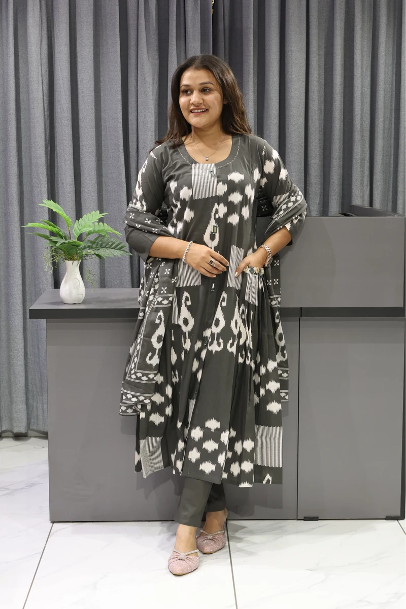 Pocket Mirror Work Printed Pair