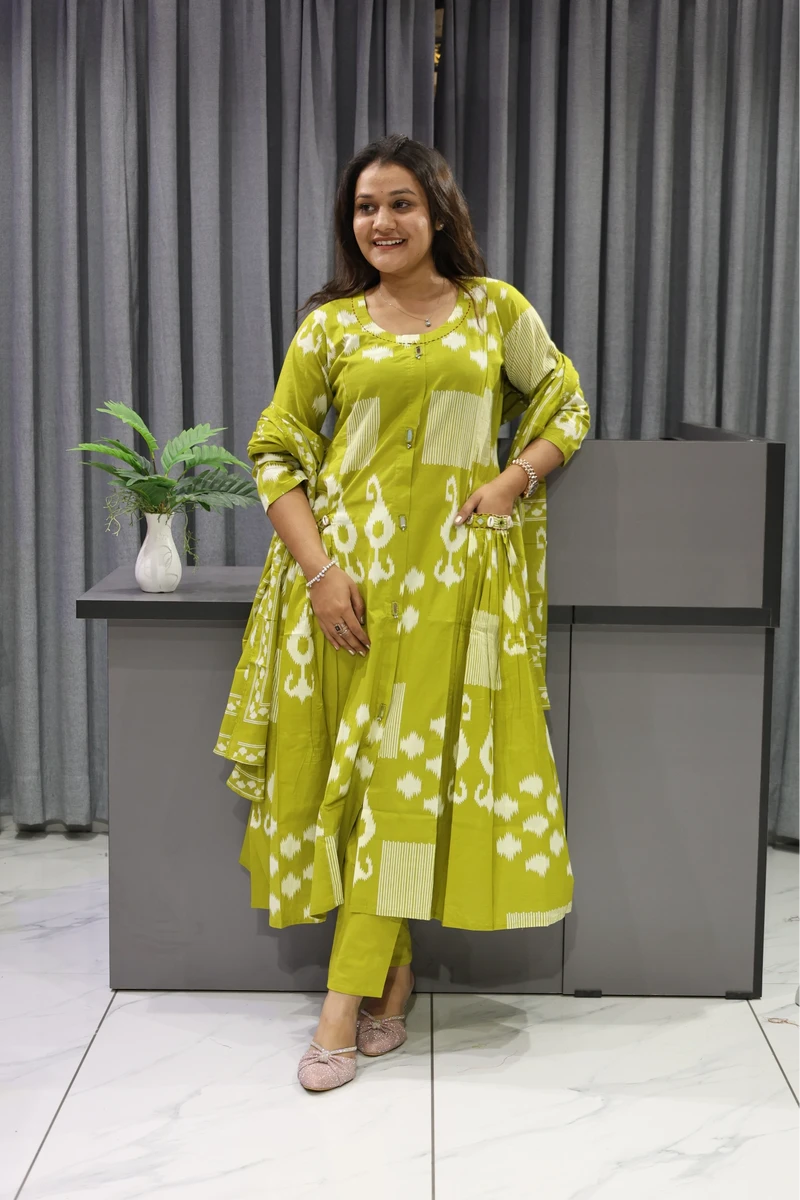 Pocket Mirror Work Printed Pair