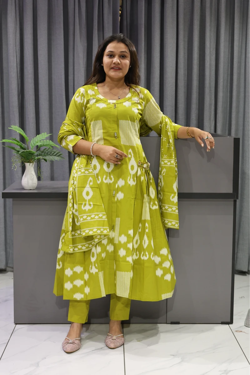 Pocket Mirror Work Printed Pair