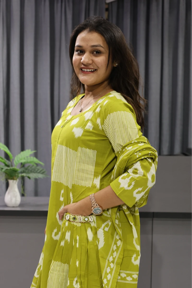 Pocket Mirror Work Printed Pair