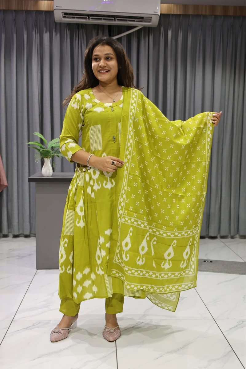 Pocket Mirror Work Printed Pair