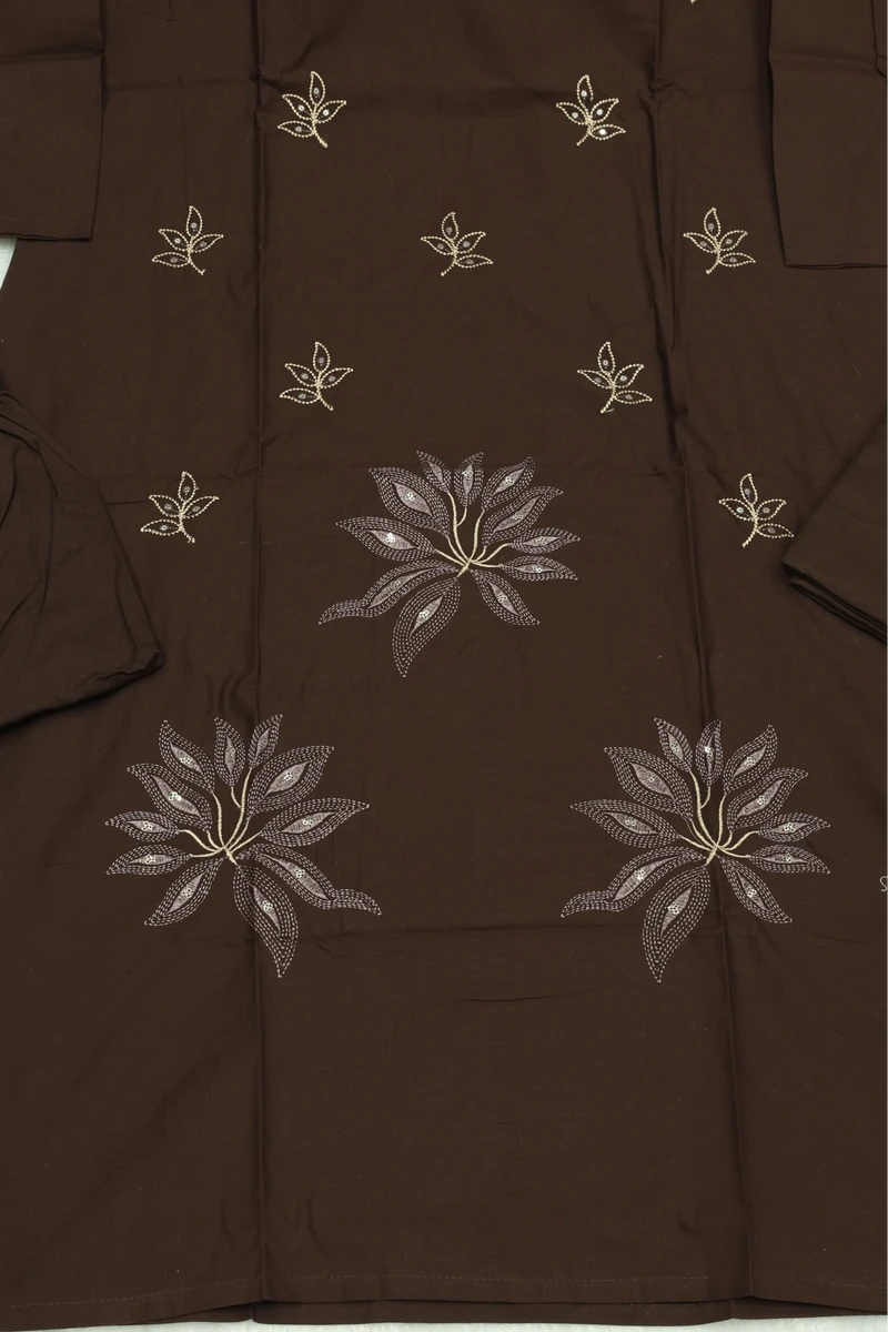 V Neck Pan Buti Work Duptta Pair