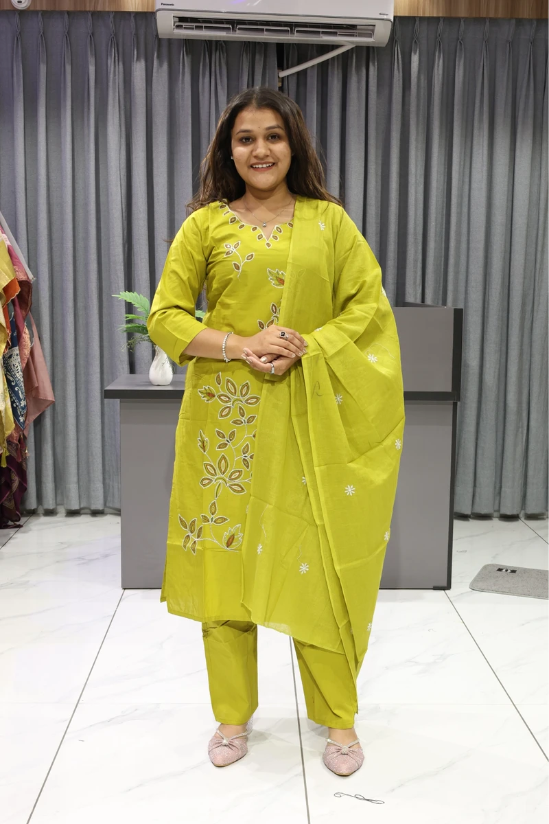 Pandadi Work Duptta Pair