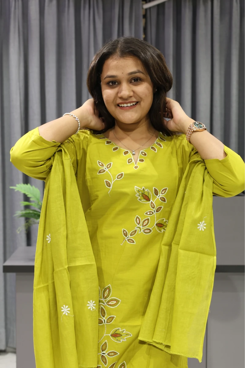 Pandadi Work Duptta Pair