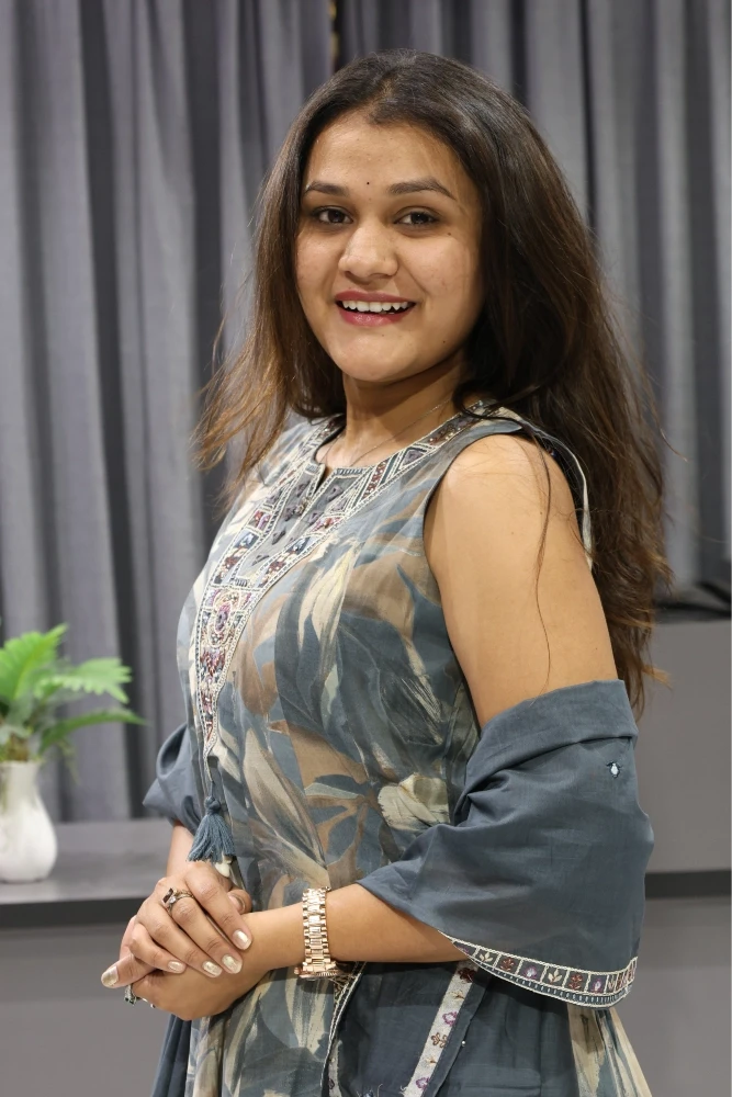 V Neck Mirror Work Round Duptta Pair