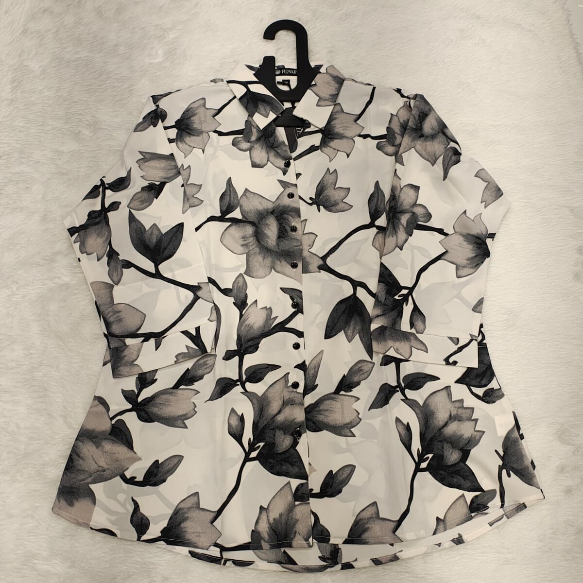 Plus Size Mix Printed Shirt