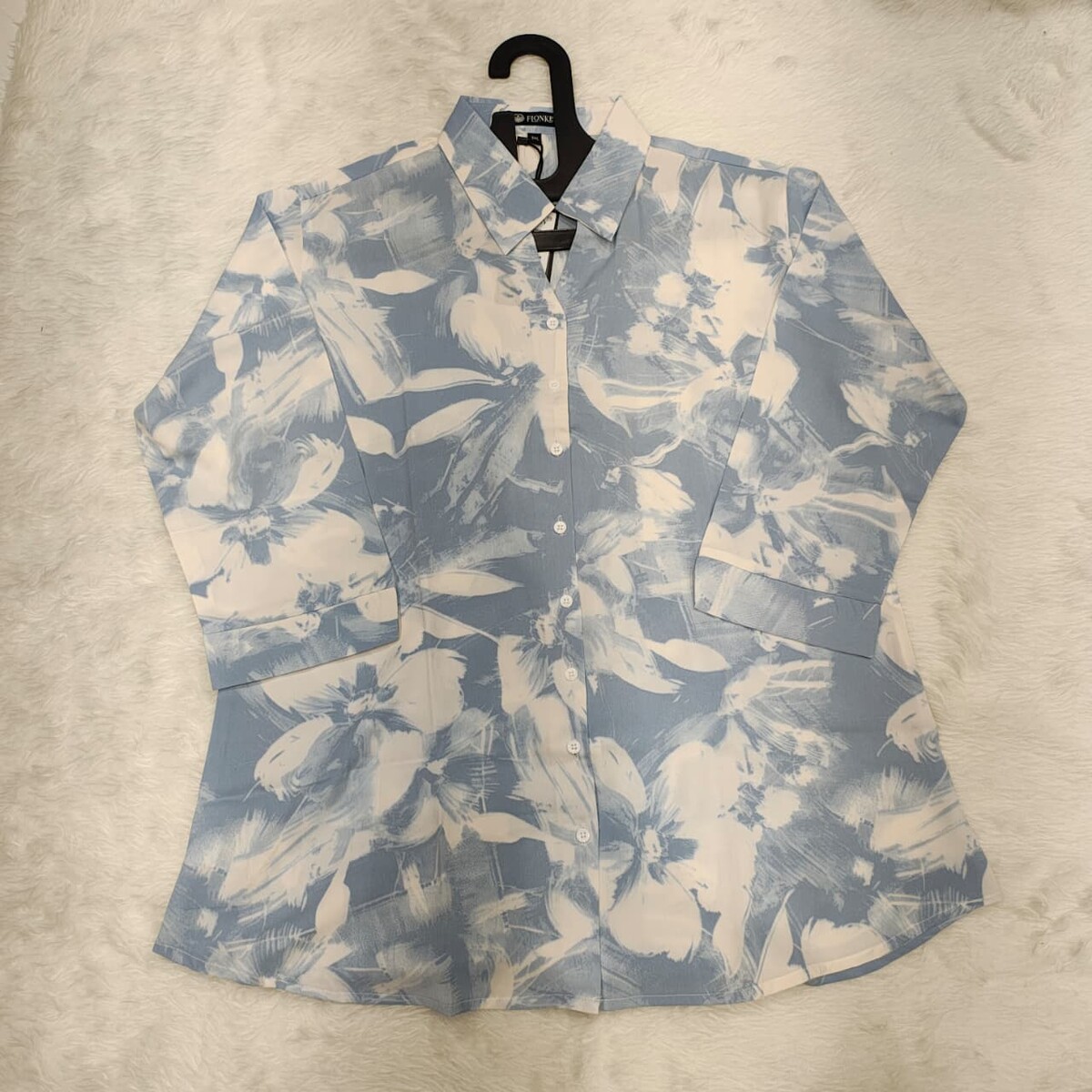 Plus Size Mix Printed Shirt