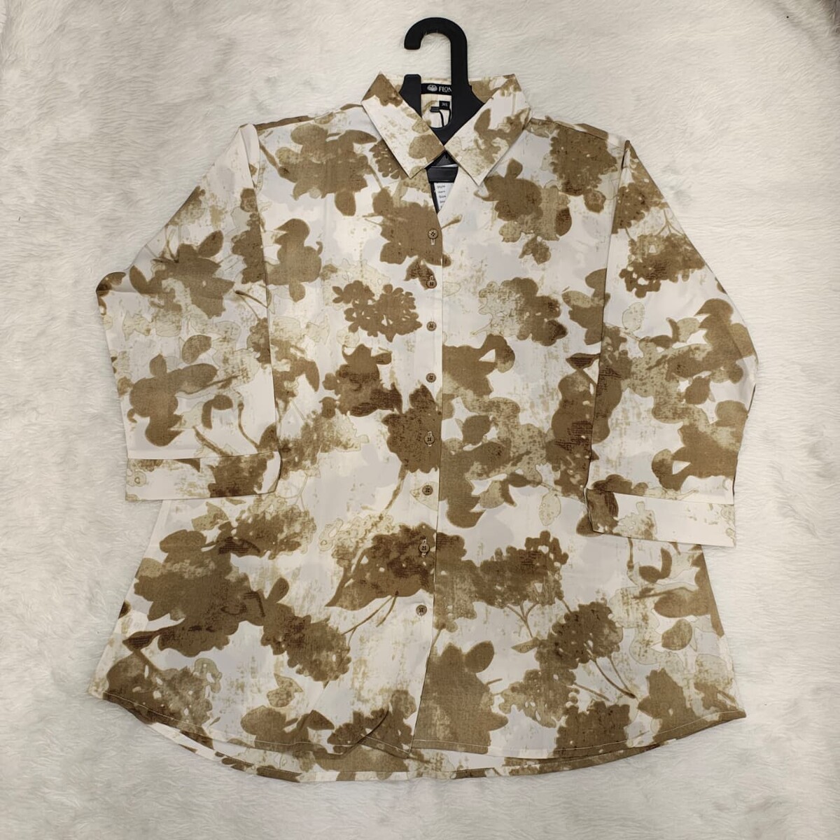 Plus Size Mix Printed Shirt