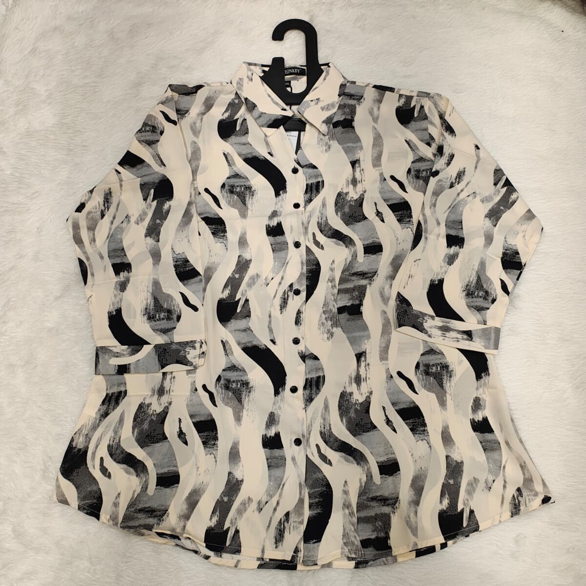 Plus Size Mix Printed Shirt