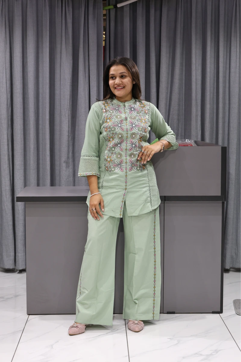 Embroidery Work Cord Set