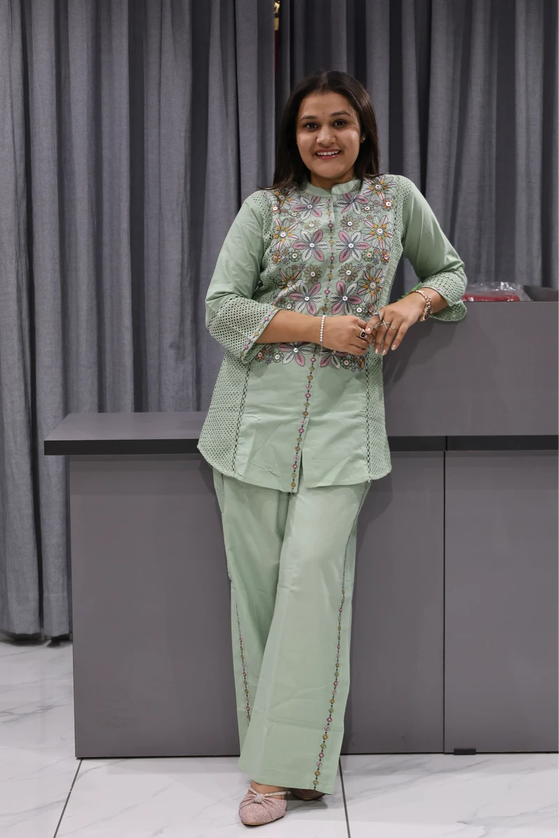 Embroidery Work Cord Set