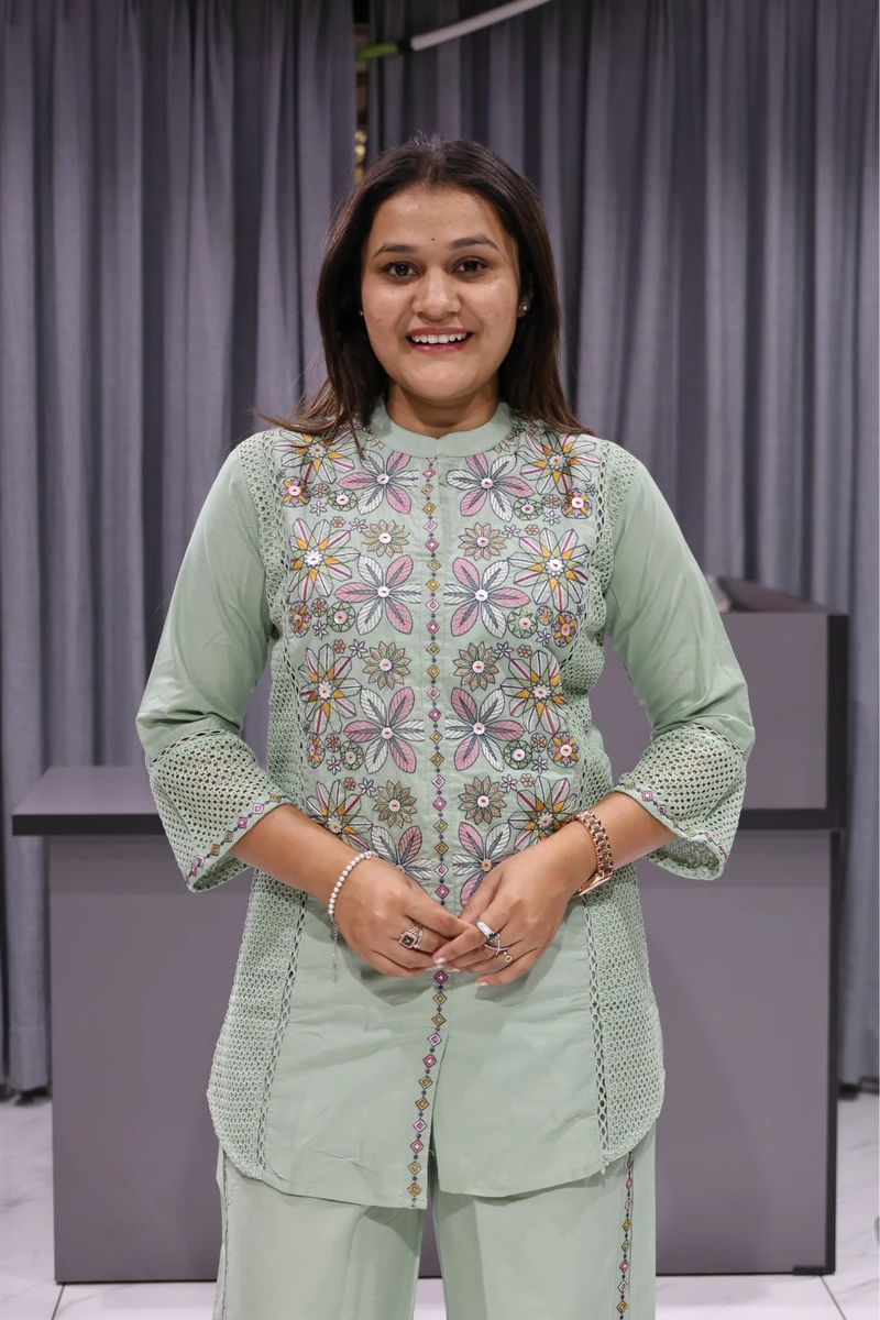 Embroidery Work Cord Set