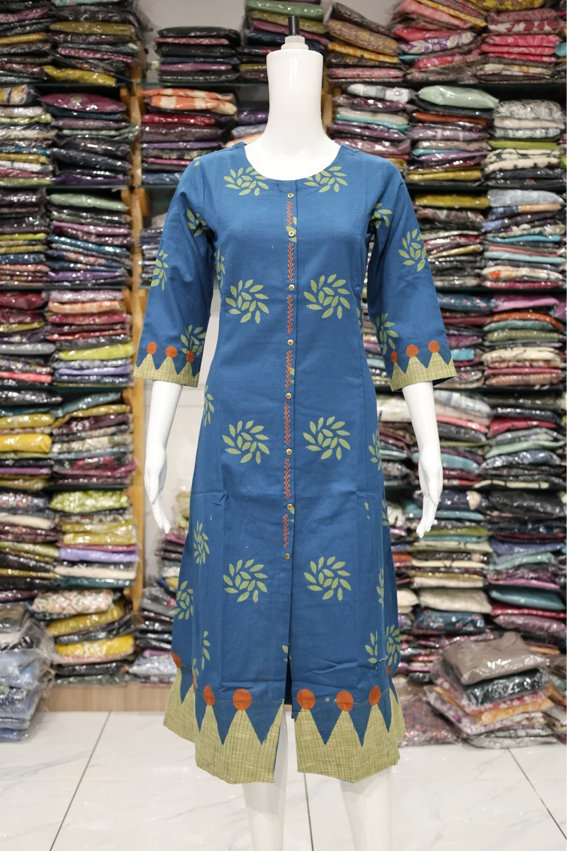 Block Print Aline Kurti