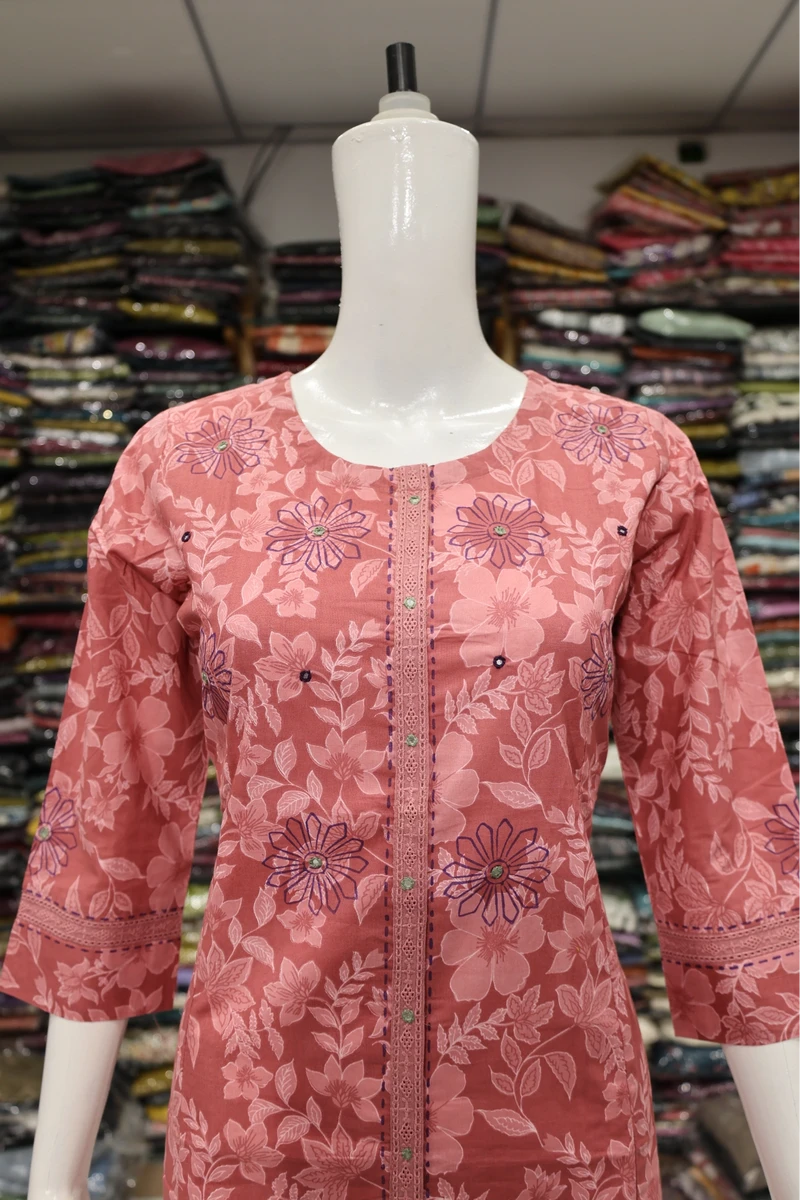 Flower Print Aline Kurti