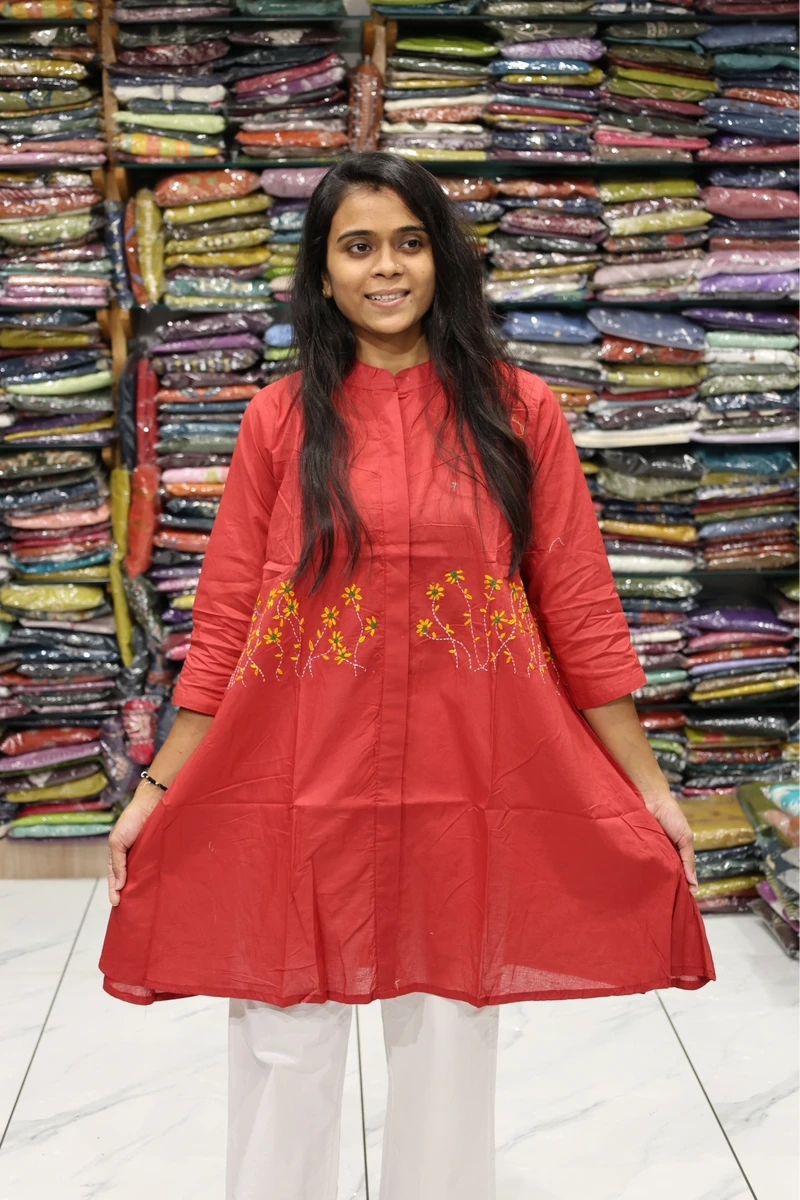 Hand Work Over Size Tunic