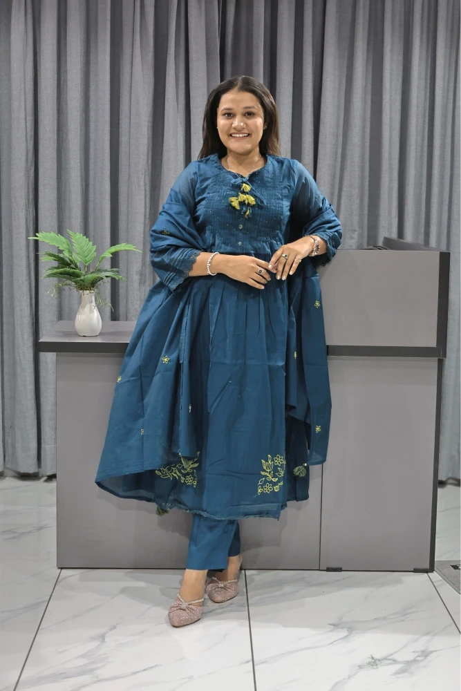 Side Daman Work Duptta Pair