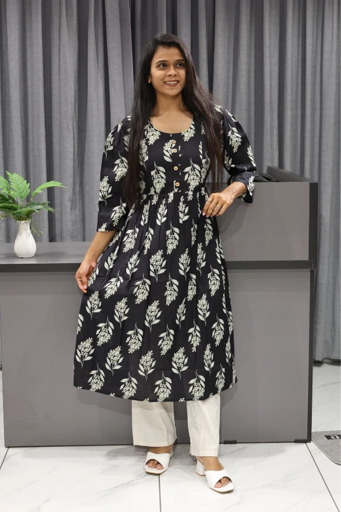 Printed Feeding Kurti