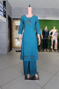 Elephant Block Print Plaza Pair