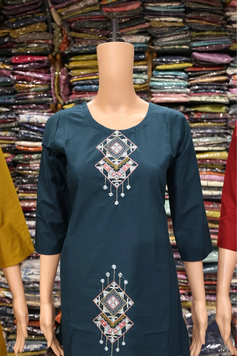 Embroidery Work Plaza Pair