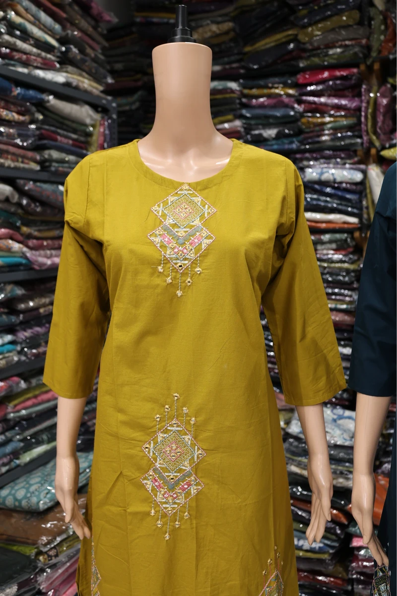 Embroidery Work Plaza Pair