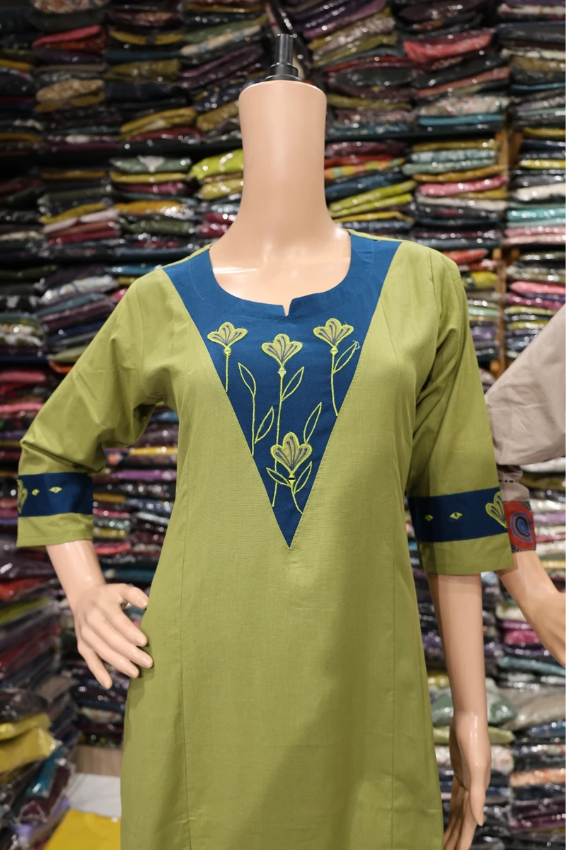 Neck Applique Work Plaza Pair