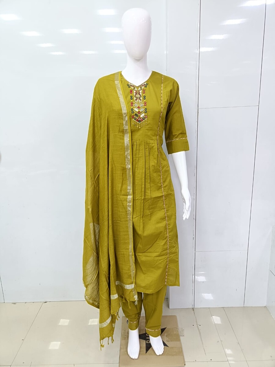 Mirror Work Duptta Pair