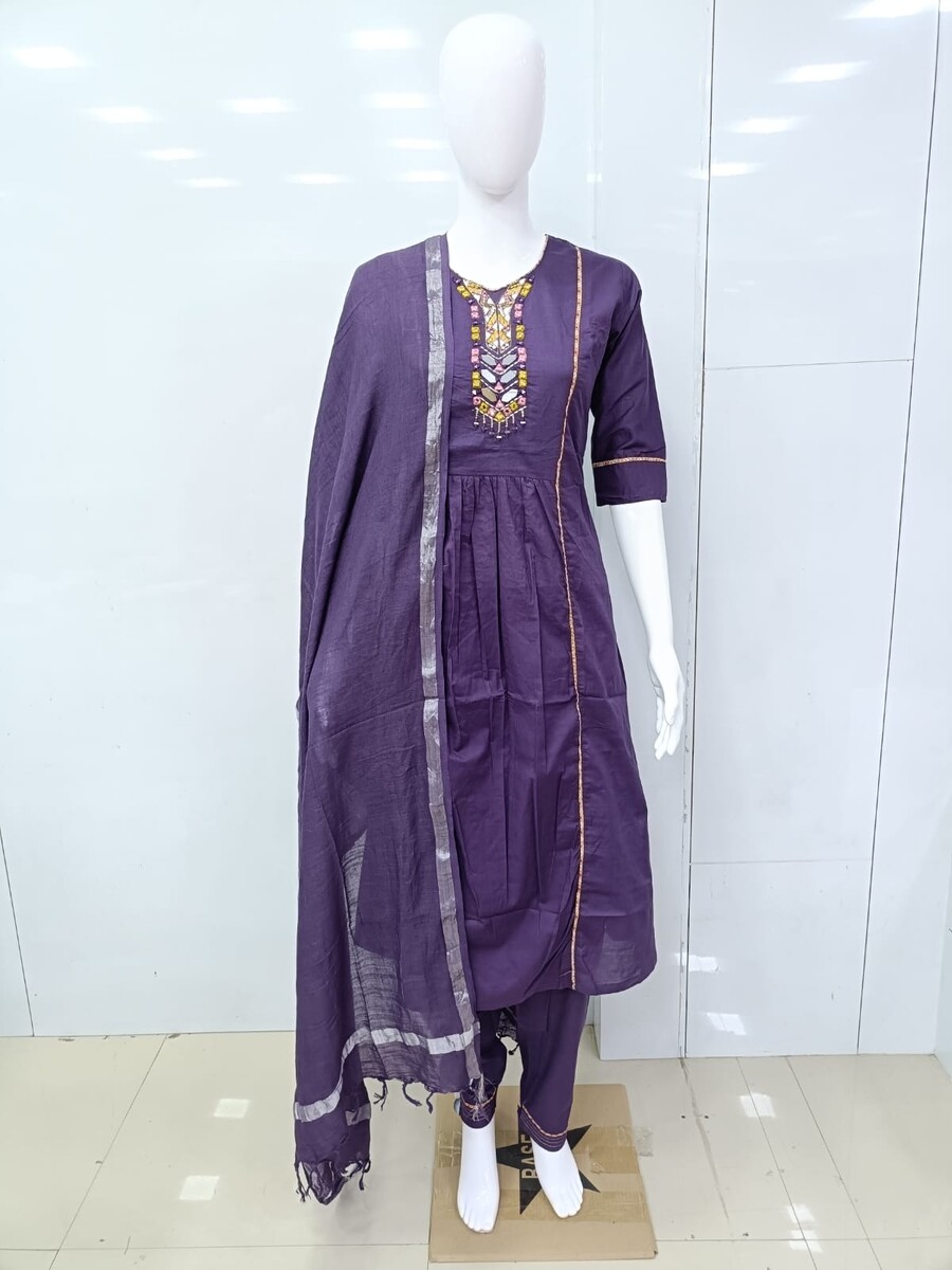 Mirror Work Duptta Pair