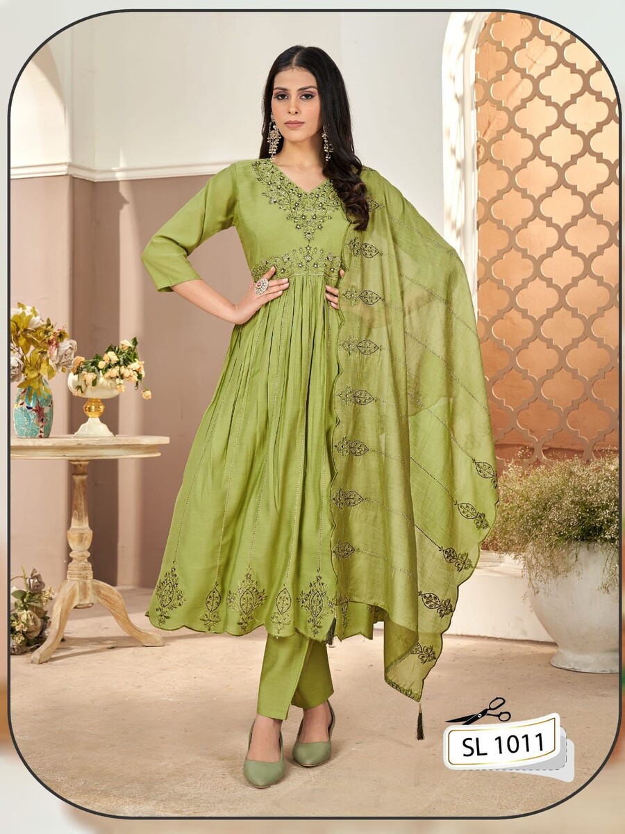 Kalkati With Embroidery Work