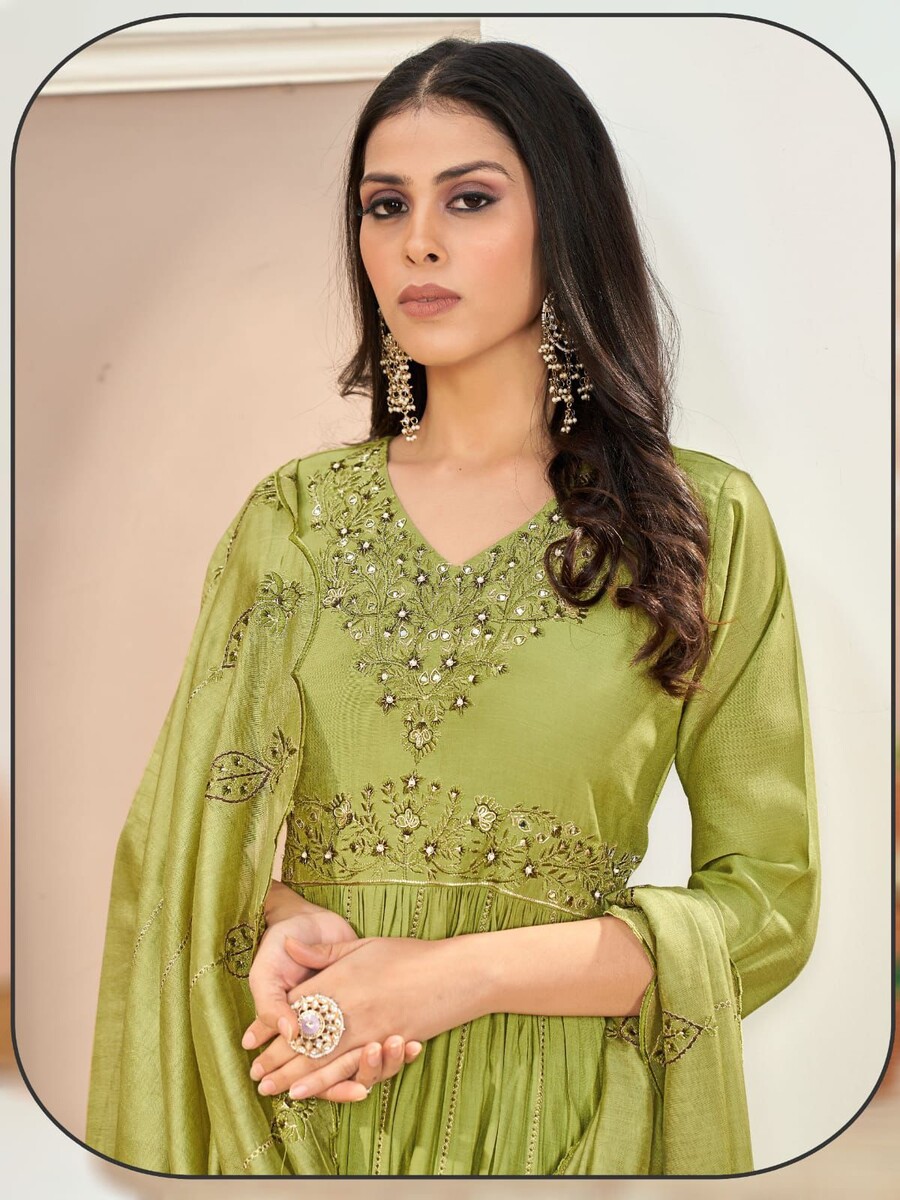 Kalkati With Embroidery Work