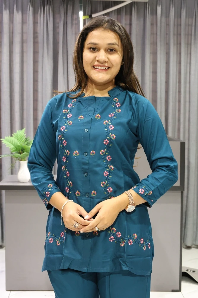 Embroidery Vel Work Cord Set