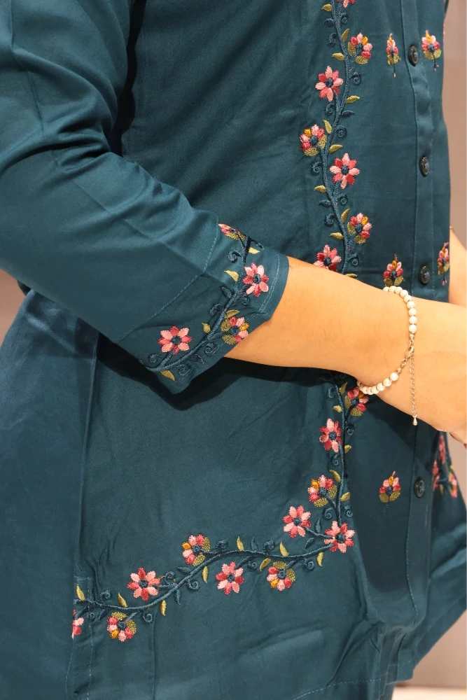 Embroidery Vel Work Cord Set