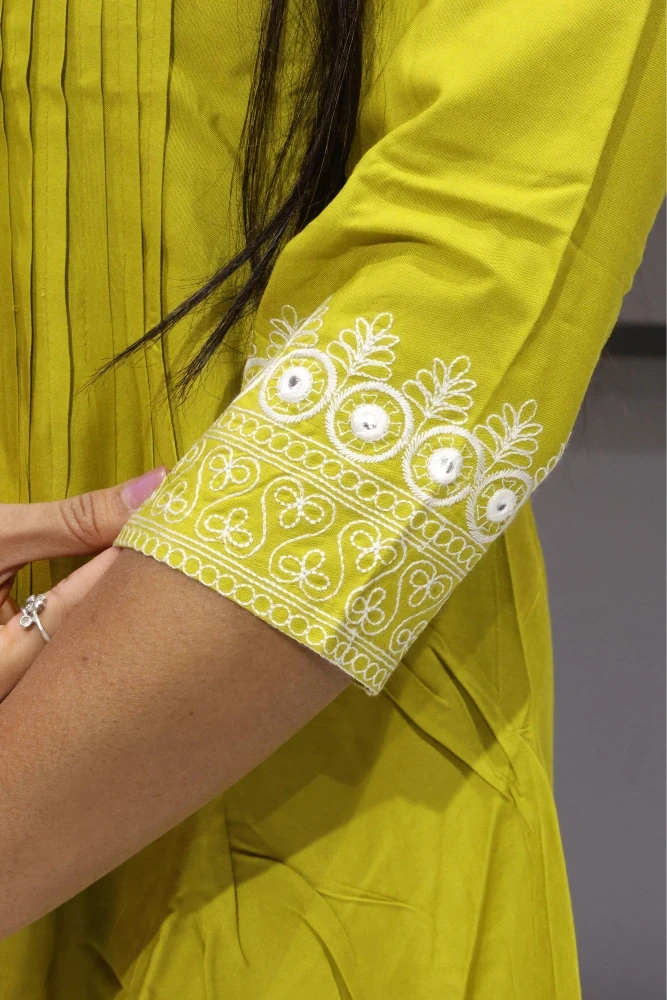 Sleeve And Daman Work Cord Set