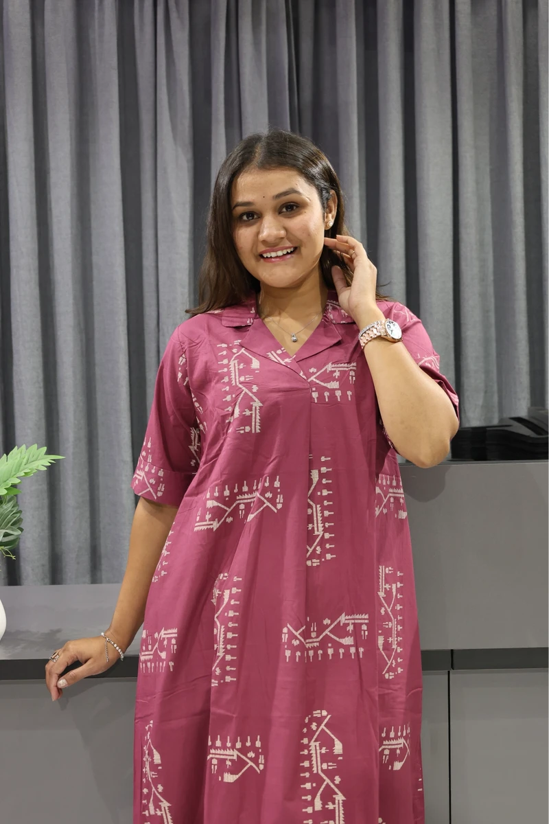 Oversize Kurti Pink