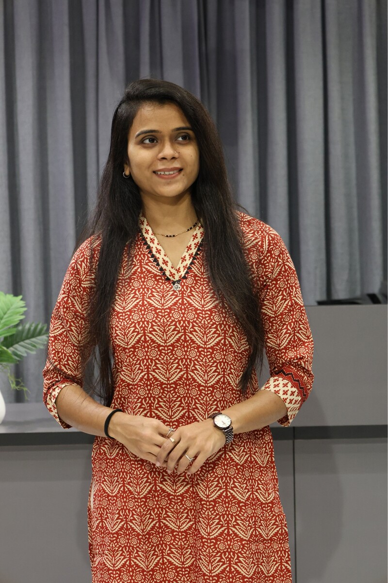 V Neck Printed Kurti