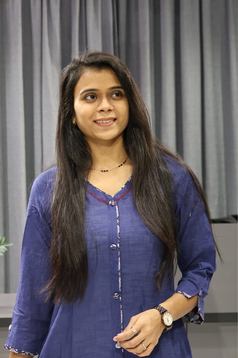 Plan Blue V Neck Kurti