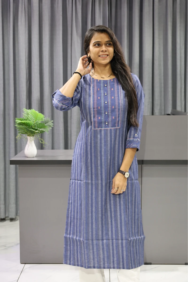 Lining Stright Kurti